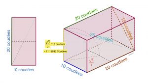 Geometrie sacree chambre haute grande pyramide gizeh cheops coudee double carre nombre or.jpg