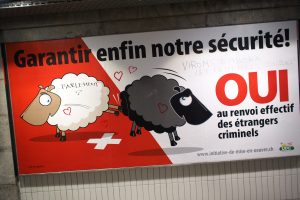 affiche UDC sécurite mouton
