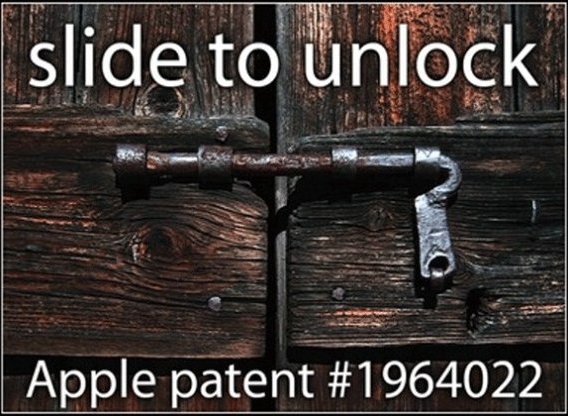 slide-to-unlock patent apple really brevet logiciel
