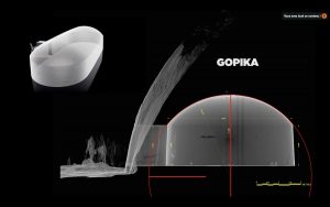 scan 3d grotte barabar gopika profile geometrie