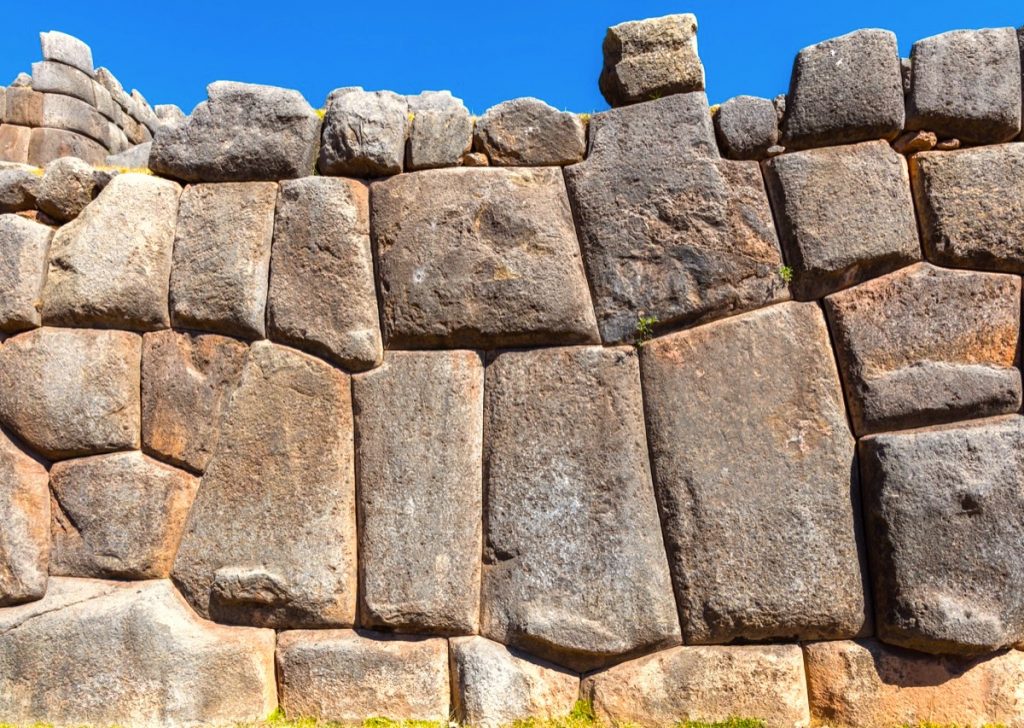Sacsayhuamán mur cyclopen megalithe bosses